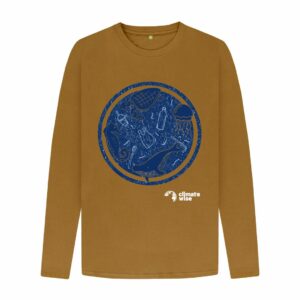 Be the Solution to Pollution Mens Long Sleeve Tee