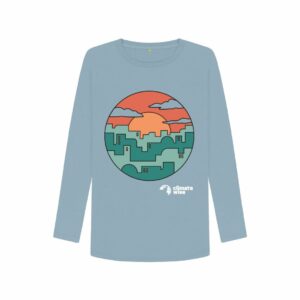 Warming Cities Womens Long Sleeve Tee