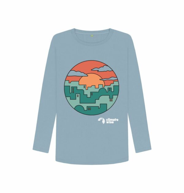 Warming Cities Womens Long Sleeve Tee