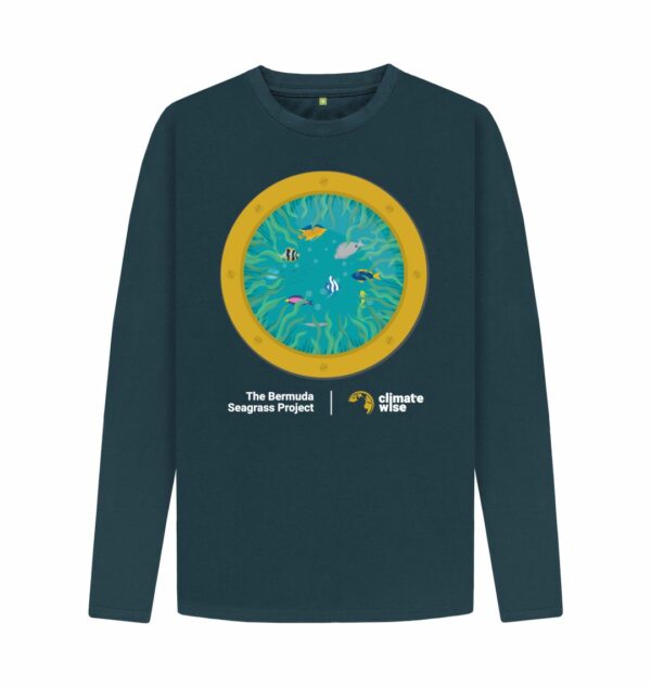 The Bermuda Seagrass Project Mens Long Sleeve Tee