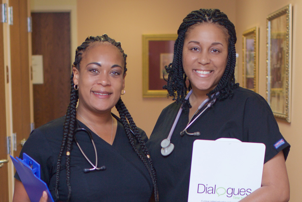 Medical Assistants Sandy Vick & Peaches Wilson