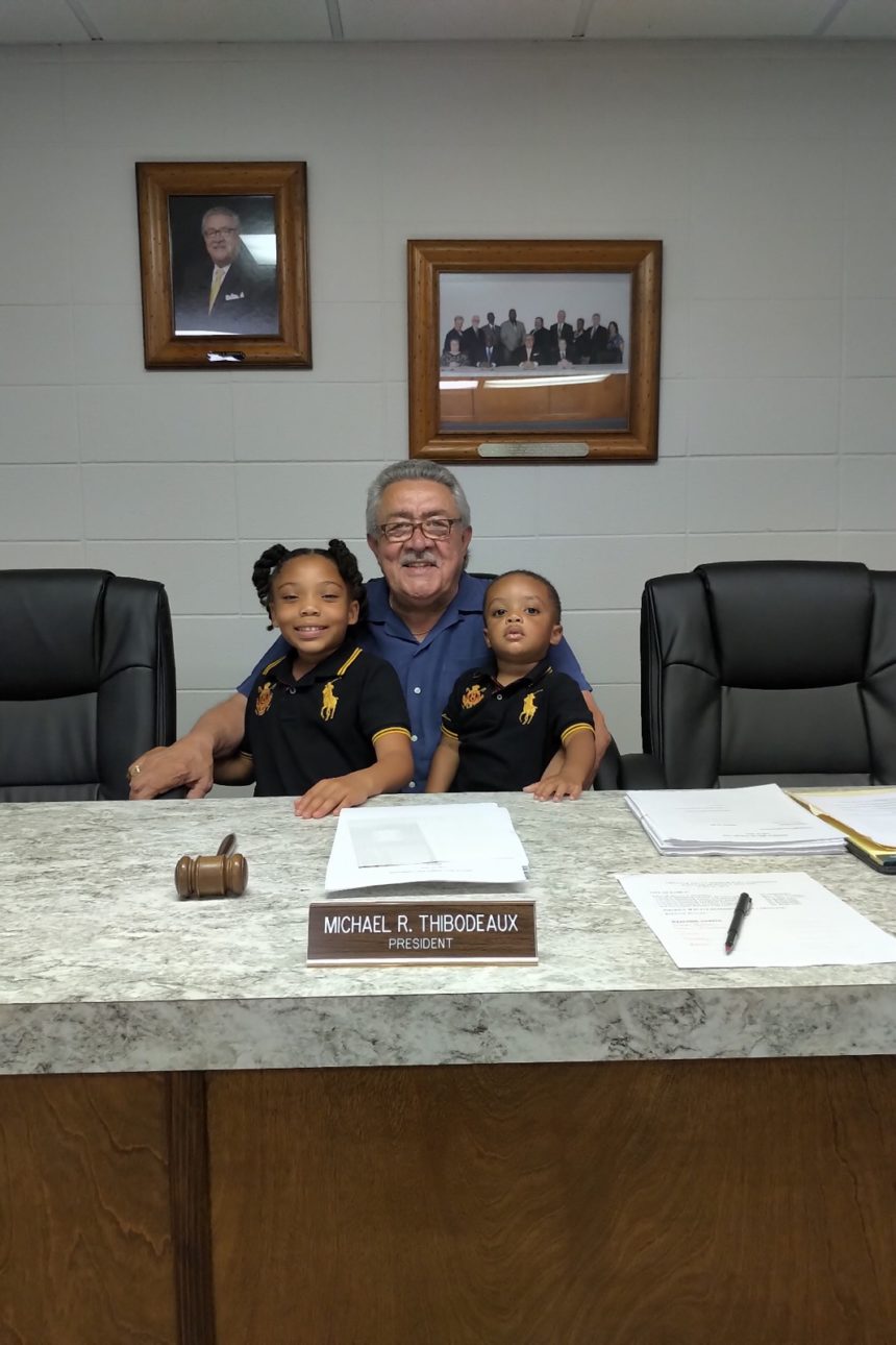 PORT PRESIDENT MICHAEL THIBODEAUX & HIS SPECIAL GUESTS